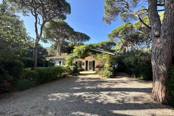 villa for rent for vacation with swimming pool, park and private and exclusive beach place in the Roccamare pine forest 15
